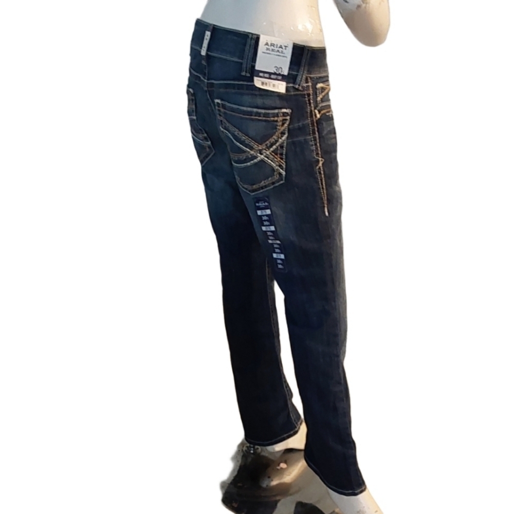 ARIAT R.E.A.L MID RISE WOMEN'S BOOTCUT JEANS SIZE 30 - Picture 3 of 8